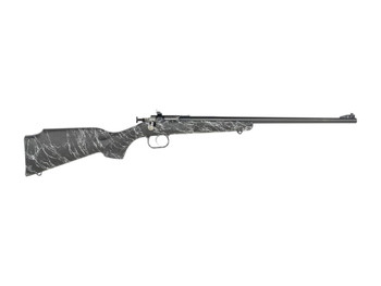 Crickett KSA2344 My First Rifle Gen2 22 LR 1rd 16.13" Blued Single Shot Barrel, Drilled & Tapped Receiver, Black w/White Webbing Fixed Synthetic Stock