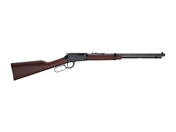 Henry H001T17H Frontier 17 HMR 13+1 20" Blued Octagon Barrel, Black Aluminum Receiver, American Walnut Straight Grip Stock