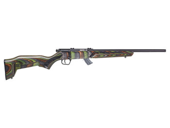 Savage Arms 26743 Mark II Minimalist 21 Sharp 10+1 18" Matte Black Threaded Barrel & Drilled & Tapped Carbon Steel Receiver, Boyd's Minimalist Satin OD Green Laminate Stock, Right Hand
