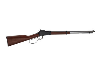 Henry H001TR22M Frontier Carbine 22 WMR 10+1 16.50" Blued Octagon Barrel, Black Aluminum Grooved Receiver, American Walnut Straight Grip Stock
