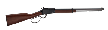 Henry H001TP22 Tracker 22 S/L/LR 16/17/23+1 20" Blued Octagon Barrel, Black Aluminum Grooved Receiver, American Walnut Fixed w/Pistol Grip Stock                                                        