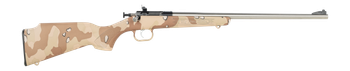 Crickett KSA2179 My First Rifle Gen2 22 LR 1rd 16.13" Stainless Single Shot Barrel, Drilled & Tapped Receiver, Hydrodipped Desert Storm Camo, Fixed Synthetic Stock                                     