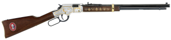 Henry H004ES2 Golden Boy Eagle Scout Tribute 2nd Edition 22 S/L/LR 16+1 20" Blued Octagon Barrel, Nickel Plated w/Selective 24kt Gold Plating Drilled & Tapped Receiver, American Walnut Straight       