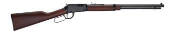 Henry H001T22M Frontier 22 WMR 13+1 20" Blued Octagon Barrel, Black Aluminum Receiver, American Walnut Straight Grip Stock                                                                              