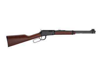 Henry H001Y22M Classic Youth 22 WMR 10+1 16.50" Blued Barrel, Black Aluminum Grooved Receiver, American Walnut Straight Grip Stock