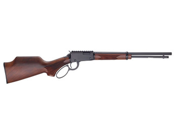 Henry H001PGHR22M Sporter Carbine 22 WMR 10+1 16.50" Blued Threaded Barrel, Black Aluminum Receiver w/Picatinny Rail, American Walnut Fixed w/Pistol Grip Stock