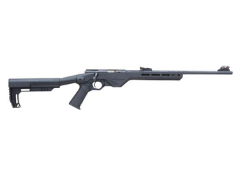 Citadel CIT22LRBLTBNT Trakr 22 LR 5+1 18" Matte Black Chrome Barrel & Drilled & Tapped Receiver, Black Tactical Synthetic Stock, Black Polymer Grip