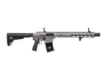 Panzer Arms PAAR12PROGLF AR12 Pro-L Semi-Auto 3" 5+1 18.50" Black Barrel, Tactical Gray Cerakote Aluminum Receiver w/Picatinny Rail, M-LOK Handguards, Gray Synthetic Stock, Black Polymer Grip