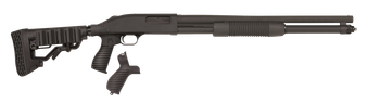 Mossberg 50695 590 Tactical 12 Gauge 8+1 3" 20" Cylinder Bore Barrel, Matte Blued Metal Finish, Dual Extractors, FLEX Component 6 Position Stock w/FLEX Pistol Grip & Recoil Pad                        