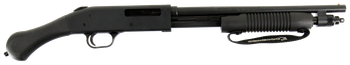Mossberg 50649 590 Shockwave 410 Gauge Pump 3" 5+1 14.38" Matte Blued Heavy-Walled Barrel, Drilled & Tapped Blued Stainless Steel Receiver, Black Raptor Birdshead Grip                                 