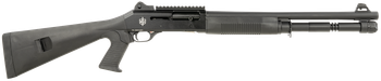 MAC 21000120 1014  12 Gauge 3" 5+1 18.50", Black, Synthetic Furniture, Fixed Pistol Grip Stock, Ghost Ring Sight, Optics Mount, 3 Chokes                                                                