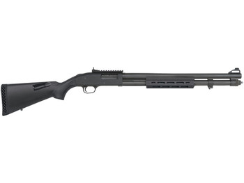Mossberg 50768 590A1 Tactical 12 Gauge 3" 8+1 20" Cylinder Bore Barrel Black Rec with XS Ghost Ring Sights Black Fixed with Storage Compartment Stock Right Hand Includes M-LOK Handguard