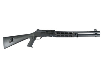 MAC 21000183 Agency Tradesman 1014 12 Gauge Semi-Auto 3" 5+1 18.50" Black Chromate Ported Barrel, Aluminum Receiver w/Picatinny Rail, M-LOK Handguard, Black Fixed w/Pistol Grip Synthetic Stock