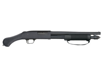 Mossberg 50657 590 Shockwave 20 Gauge Pump 3" 5+1 14.38" Matte Blued Heavy-Walled Barrel, Drilled & Tapped Matte Blued Stainless Steel Receiver, Black Raptor Birdshead Grip