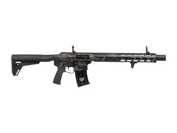 Panzer Arms PAAR12PROBMLF AR12 Pro-L Semi-Auto 3" 5+1 18.50" Black Barrel, Multicam Aluminum Receiver w/Picatinny Rail, M-LOK Handguards, Gray Synthetic Stock, Black Polymer Grip