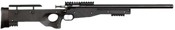 Crickett KSA2150-BLK Precision  Full Size 22 LR Single Shot 16.10" Blued Threaded Bull Barrel, Blued Crickettinny Rail Steel Receiver, Black Synthetic Adj LOP Stock                                    