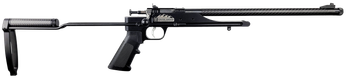 Keystone KSA2192 Precision 6061 Overlander Pack Rifle 22 WMR Single Shot 16.12" Carbon Fiber Threaded Barrel, Black Anodized Picatinny Rail Aluminum Receiver, Aluminum/Carbon Fiber Adjustable Skeleton