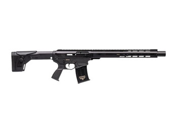 Panzer Arms PAAR12BLF AR12 G5 Semi-Auto 3" 5+1 18.50" Black Cerakote Aluminum/Polymer Receiver w/Picatinny Rail, M-LOK Handguards, Black Synthetic Stock