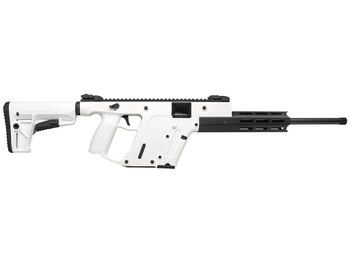 Kriss USA KV22CAP00 Vector CRB Gen2 Full Size 22 LR 10+1 Black Nitride Threaded Barrel, Alpine Cerakote Picatinny Rail Aluminum Receiver, Alpine White 6 Position Collapsible Synthetic Stock, Alpine Po