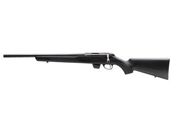 Tikka JRT1X409 T1X MTR Full Size 17 HMR 10+1 20" Black Threaded Barrel, Black Drilled & Tapped Stainless Steel Receiver, Black Fixed Synthetic Stock, Left Hand