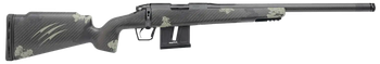 Fierce Firearms FRR22LR18BF Carbon Razor 22 LR 10+1 18" Black Cerakote C3 Carbon Fiber Threaded Barrel, Black Cerakote Drilled & Tapped Steel Receiver, LR Raised Negative Comb Forest Camo Carbon Fiber