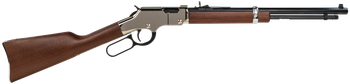Henry H004SY Golden Boy Silver Youth 22 Long/22 LR/22 Short 16 LR/21 Short, 17" Blued Octagon Barrel, Nickel-Plated Steel Receiver, American Walnut                                                     