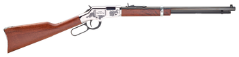 Henry H004SFD Golden Boy Fathers Day Full Size 22 Long/22 LR/22 Short, 16 LR/21 Short, 20" Blued Octagon Barrel Nickel-Plated Steel Receiver American Walnut Right Hand                                 