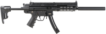 GSG GERGGSG1622ML GSG-16  Full Size 22 LR 22+1 16.25" Black Polymer Receiver w/Picatinny Rail, M-LOK & Picatinny Rail Handguard, Black Collapsible Synthetic Stock w/Storage Compartment, Right Hand    