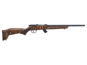 Savage Arms 26737 Mark II Minimalist Full Size 22 LR 10+1 18" Matte Black Steel Threaded Barrel, Matte Black Carbon Steel Drilled & Tapped Receiver, Boyd's Minimalist Natural Brown Laminate Stock
