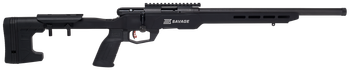 Savage Arms 70848 B Series Precision Full Size 17 HMR 10+1 18" Black Heavy Threaded Barrel, Matte Black Picatinny Rail Carbon Steel Receiver, Matte Black Aluminum MDT ACC Chassis, Black Polymer Grips 