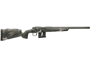 Fierce Firearms FRR22LR18BP Carbon Razor 22 LR 10+1 18" Black Cerakote C3 Carbon Fiber Threaded Barrel, Black Cerakote Drilled & Tapped Steel Receiver, LR Raised Negative Comb Phantom Camo Carbon Fibe