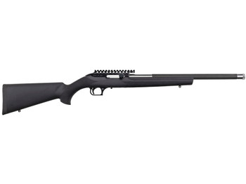 Magnum Research SBA17HMH Magnum Lite 17 HMR 19" Black Steel Threaded Barrel, Black Fixed Hogue OverMolded Stock