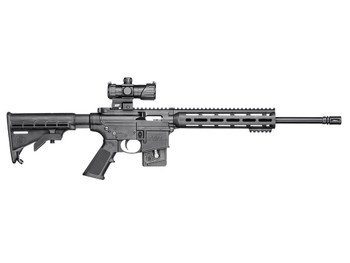 Smith & Wesson 12723 M&P15 Sport OR 22 LR 10+1 16.50" Black Threaded Barrel, Matte Black Aluminum Receiver w/Picatinny Rail, M-LOK Handguard, Black 6 Position CAR Synthetic Stock, Black Polymer Grip