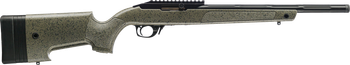 Bergara Rifles BXR001 BXR  22 LR 10+1 16.50" Matte Blued Fluted Chromoly Steel Barrel, Matte Blued Aluminum Receiver, Black Speckled Green Synthetic Stock, Right Hand                                  