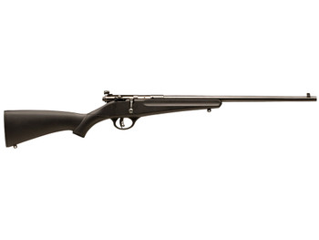 Savage Arms 13775 Rascal Youth 22 LR 1rd 16.13" Matte Black Sporter Barrel, Matte Black Carbon Steel Receiver, Black Fixed Synthetic Stock, Right Hand