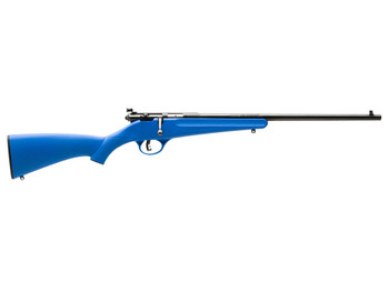 Savage Arms 13785 Rascal Youth 22 LR 1rd 16.13" Matte Black Sporter Barrel, Matte Black Carbon Steel Receiver, Blue Fixed Synthetic Stock, Right Hand