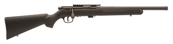 Savage Arms 96699 93R17 FV-SR Full Size 17 HMR 5+1 16.50" Matte Black Heavy Threaded Barrel, Matte Black Picatinny Rail Carbon Steel Receiver, Matte Black Fixed Varmint Synthetic Stock, Right Hand    