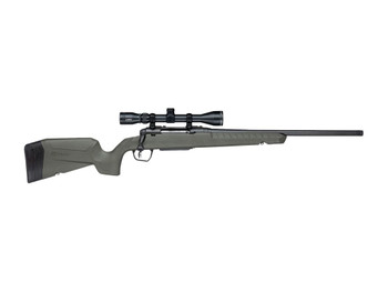 Savage Arms 33165 Axis 2 XP w/Optic 308 Win 4+1 20" Matte Black Carbon Steel Threaded Barrel, Drilled & Tapped Receiver, OD Green Synthetic Fixed w/Pistol Grip Stock, 3-9x40mm Duplex Scope, Right Hand