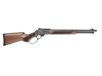 Smith & Wesson 1854 1854 America 250 Limited Edition 44 Rem Mag 9+1 19.25" Black Armornite Threaded Barrel, Engraved Black Armornite Stainless Steel Receiver w/Picatinny Rail, Walnut Forearm & Fixed S