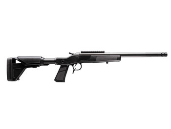CVA CR4437XP Cascade XP-SB SBR 308 Win 1rd 16.50" Matte Stainless Steel Fluted Threaded Barrel & Receiver w/Picatinny Rail, Graphite Black Adj Buffer Tube Synthetic Stock, Black Grip