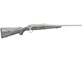 Ruger 17111 Hawkeye Compact Compact 7mm-08 Rem 4+1 16.50" Matte Stainless Steel Barrel, Integral Scope Mounts Stainless Steel Receiver, Black Fixed Laminate Stock