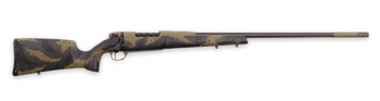 Weatherby MAX01N22CMR4B Mark V Apex 22 Creedmoor 4+1 22" + 2" Coyote Tan/Graphite Black Cerakote Fluted Threaded Barrel, Coyote Tan Cerakote Steel Drilled & Tapped Receiver, Tan/Brown Sponge Accents F