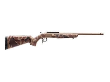 CVA CR4434DC Cascade Takedown 223 Rem 1rd 20" Flat Dark Earth Cerakote Stainless Steel Threaded Barrel & Receiver w/Picatinny Rail, Duck Camo Synthetic Stock