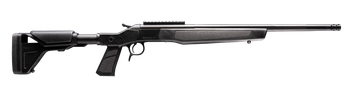 CVA CR4439XP Scout XP 35 Whelen 1rd 20" Matte Stainless Steel Threaded Barrel & Receiver w/Picatinny Rail, Graphite Black Adjustable Synthetic Stock                                                    
