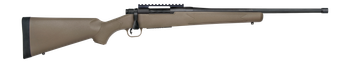 Mossberg 28252 Patriot Predator 450 Bushmaster 4+1 20" Matte Blued Fluted Threaded Barrel, Receiver w/ Picatinny Rail, Flat Dark Earth Fixed Synthetic Stock                                            
