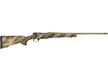 Howa HFN65CRSE 1500 Fence Line 6.5 Creedmoor 4+1 22" Flat Dark Earth Cerakote Threaded Barrel, Flat Dark Earth Cerakote Aluminum Drilled & Tapped Receiver, Scorched Earth Camo Fixed Synthetic Stock, R
