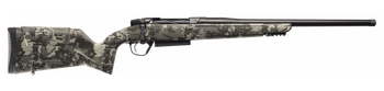 Christensen Arms 801-15028-01 Evoke Hunter 7mm PRC 3+1 22" Black Cerakote Threaded Barrel, Receiver & Forend w/Picatinny Rail, Brush Camo Fixed Polymer Stock                                           