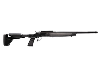 CVA CR4443XP Scout XP 450 Bushmaster 1rd 20" Matte Stainless Steel Threaded Barrel & Receiver w/Picatinny Rail, Graphite Black Adjustable Synthetic Stock