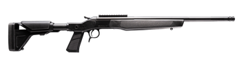 CVA CR4441XP Scout XP 400 Legend 1rd 20" Matte Stainless Steel Threaded Barrel & Receiver w/Picatinny Rail, Graphite Black Adjustable Synthetic Stock                                                   