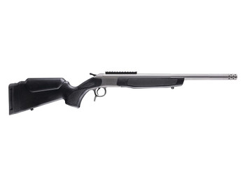 CVA CR4435S Cascade Takedown 243 Win 1rd 20" Matte Stainless Steel Threaded Barrel & Receiver w/Picatinny Rail, Black Synthetic Stock